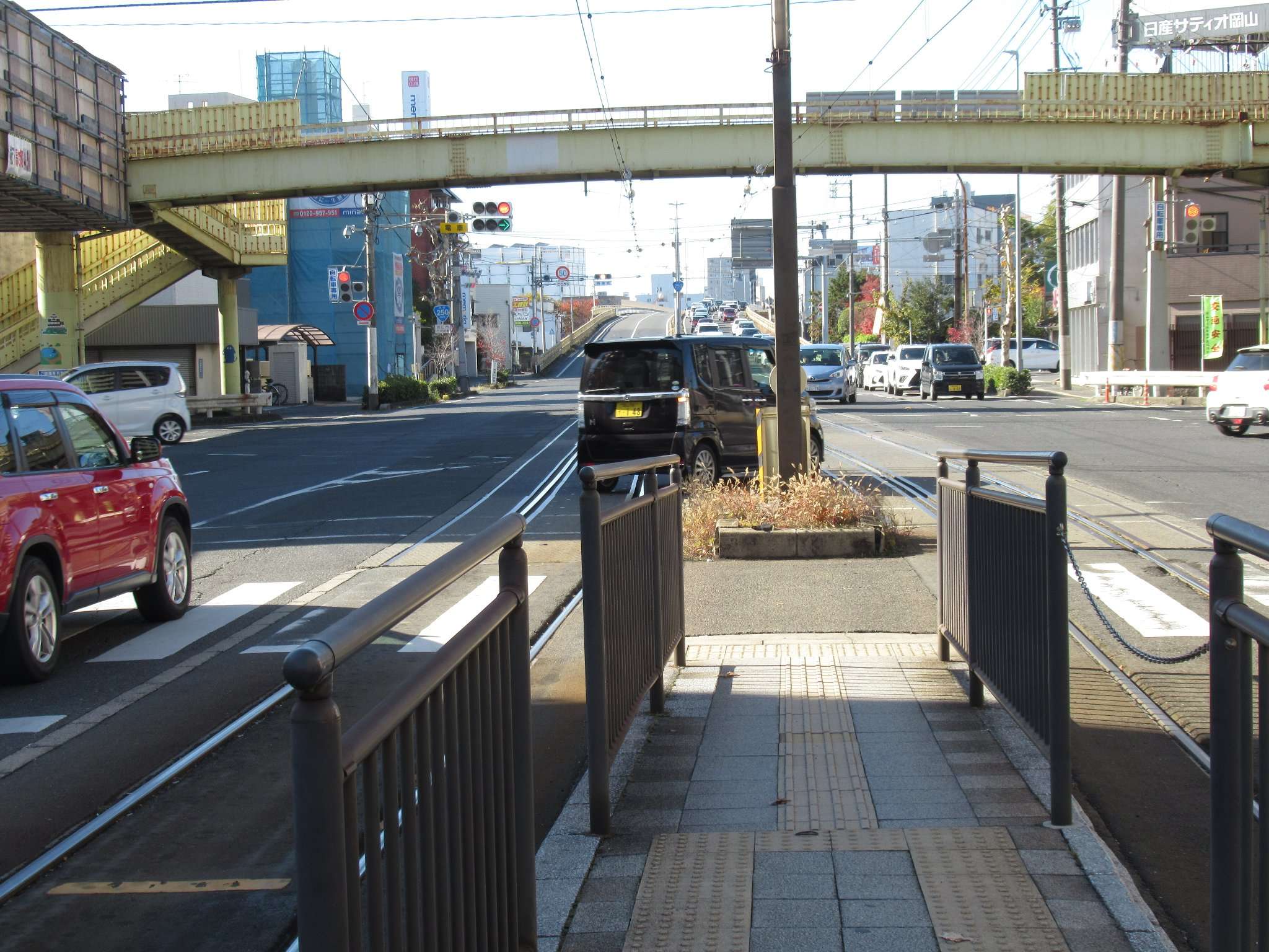 門田屋敷停留場(岡山電気軌道)