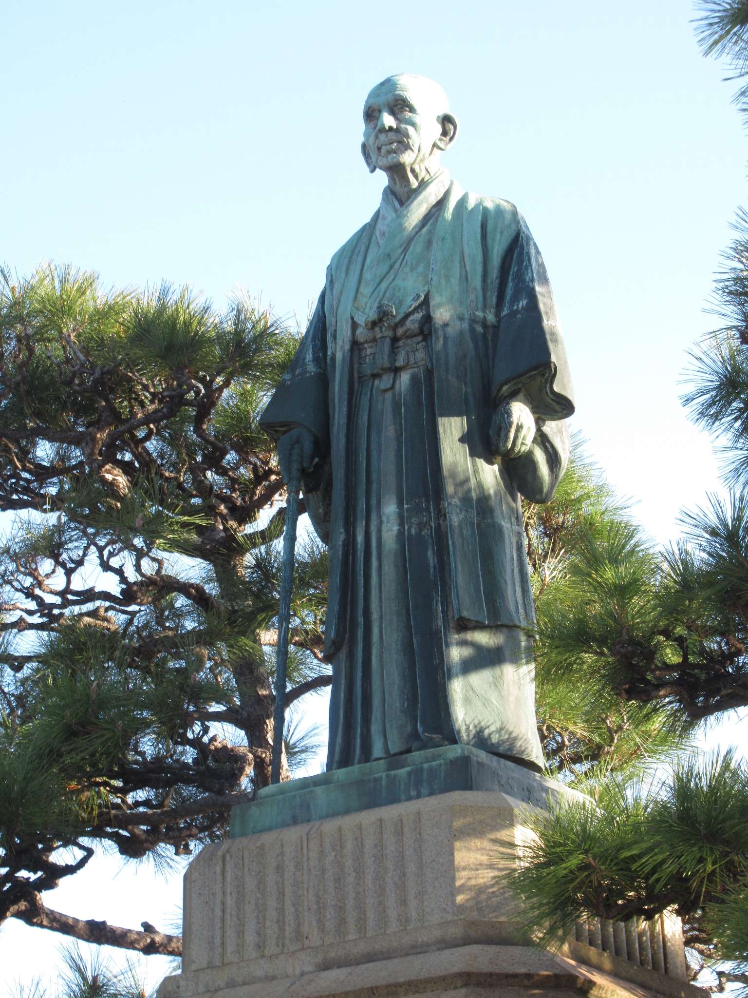 中部幾次郎像@明石公園