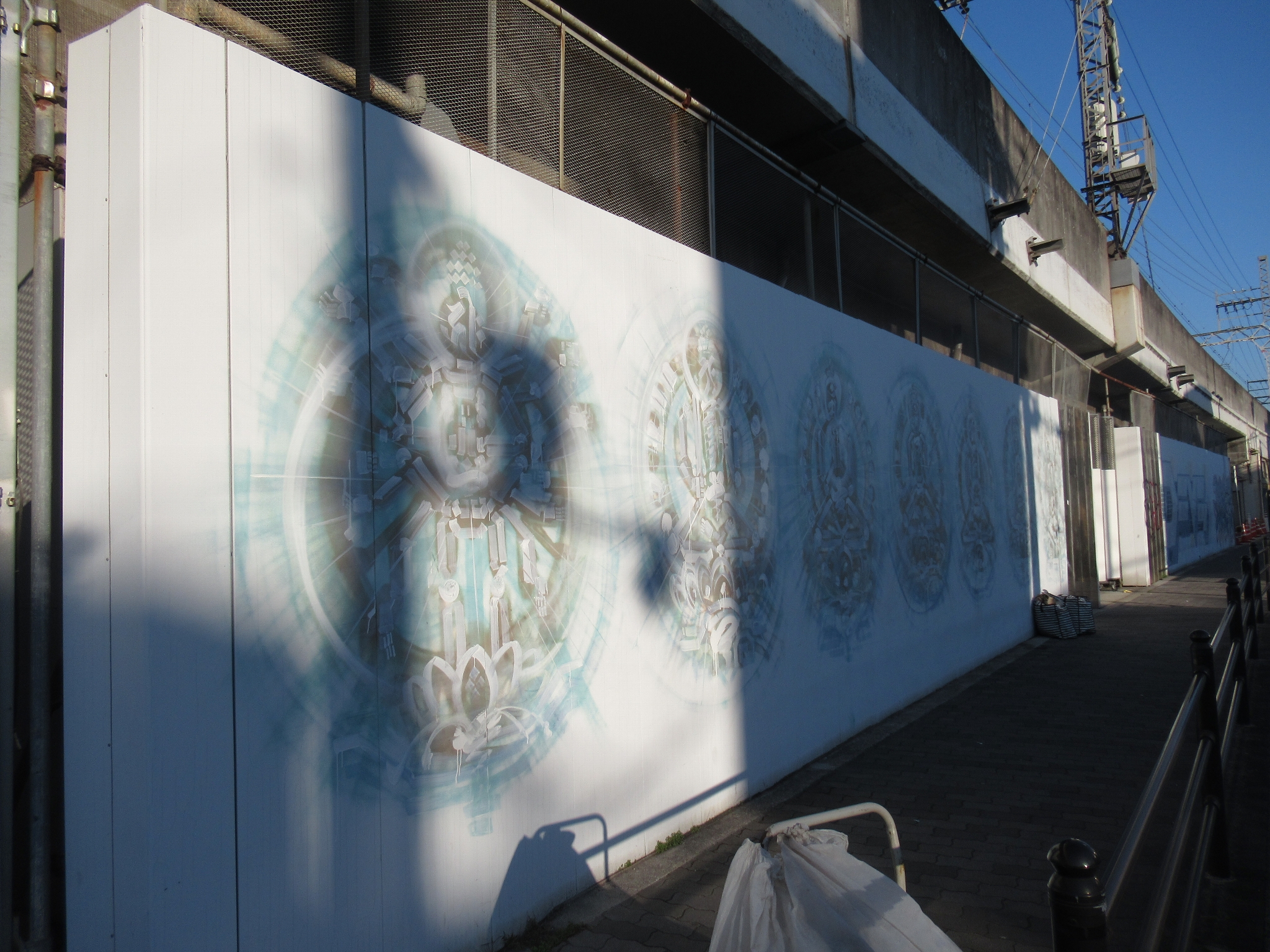 西成ウォールアート@萩ノ茶屋駅