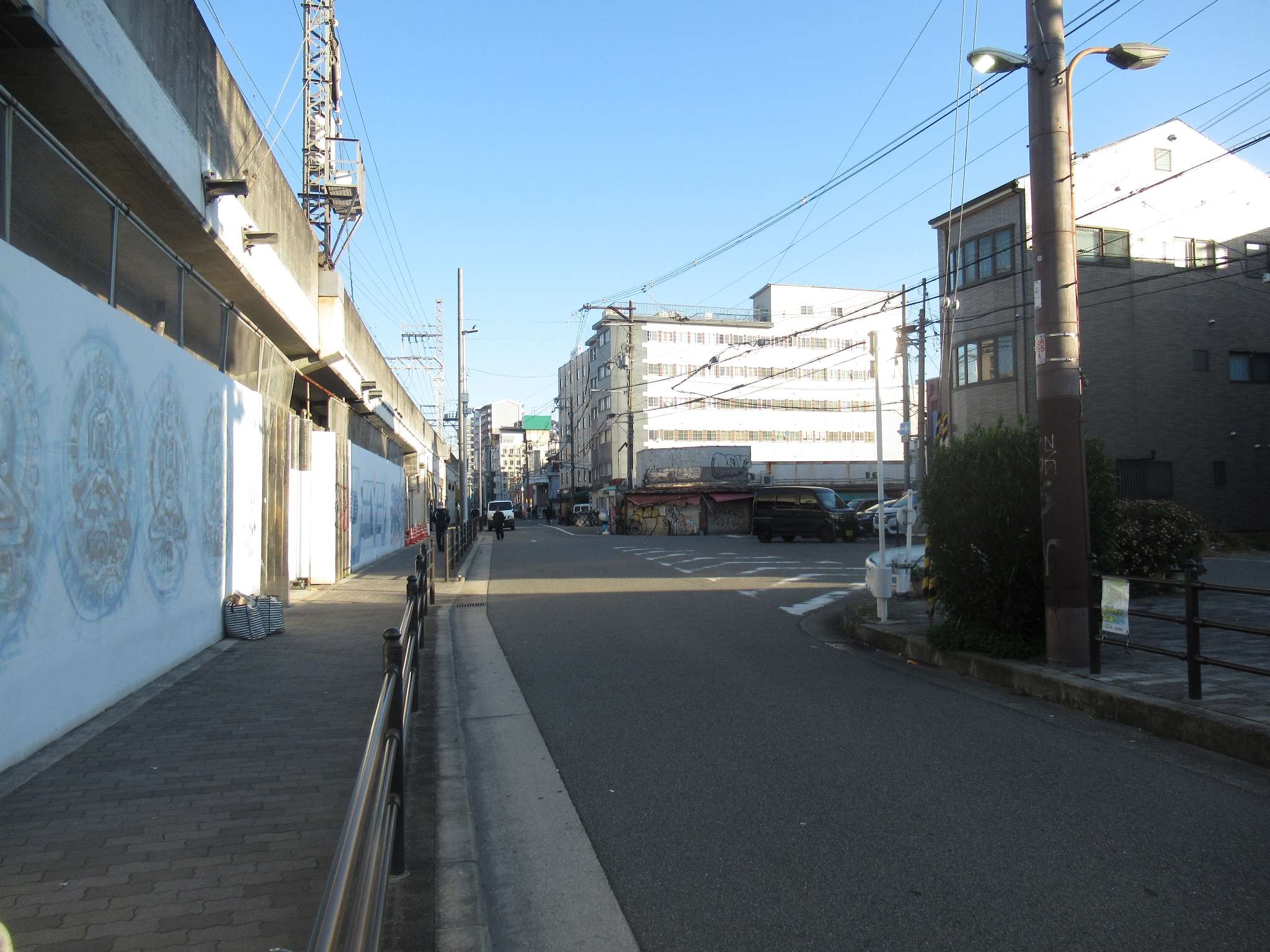 西成ウォールアート@萩ノ茶屋駅