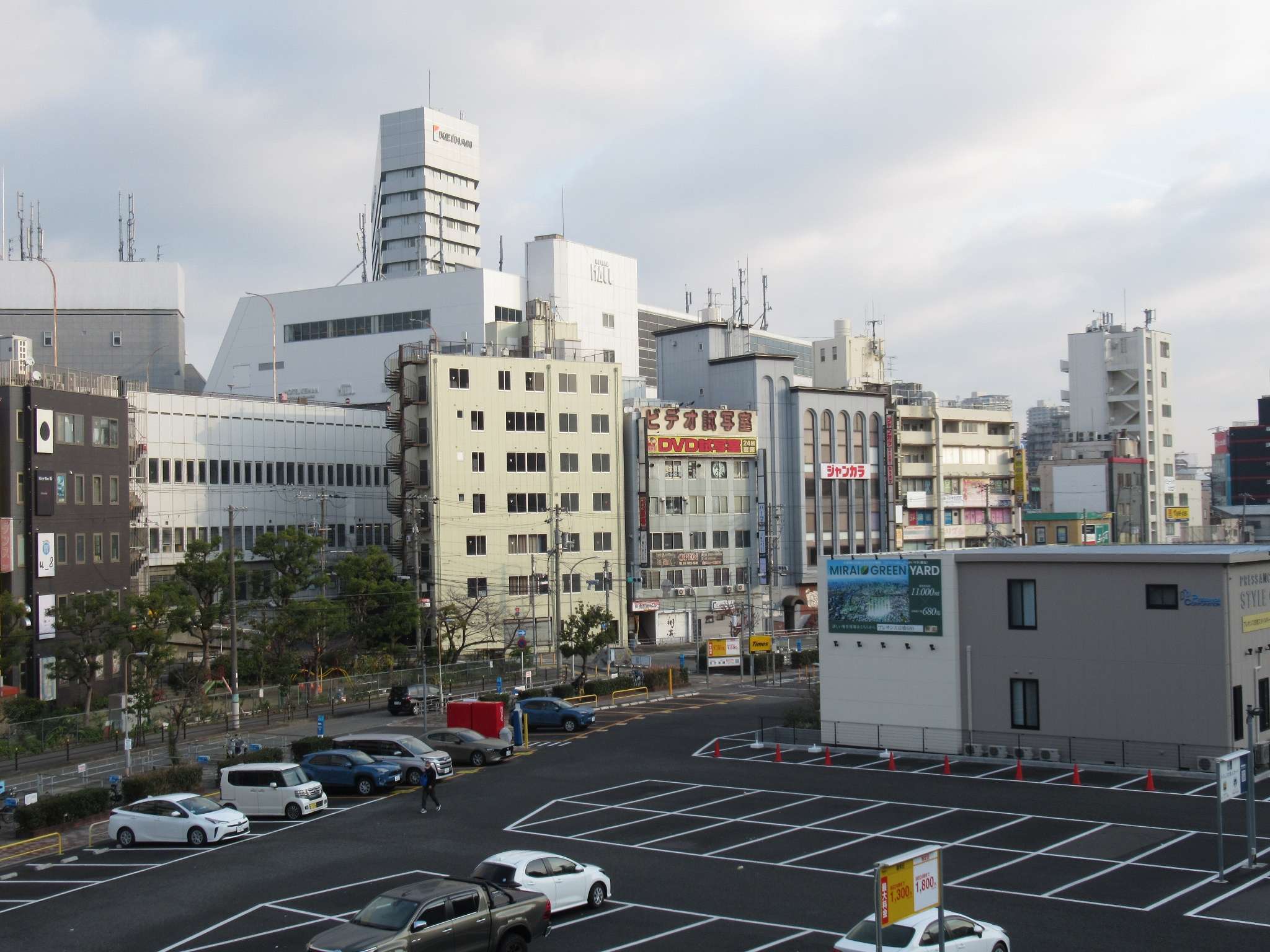 旧片町駅跡＆再開発予定地(大阪市)