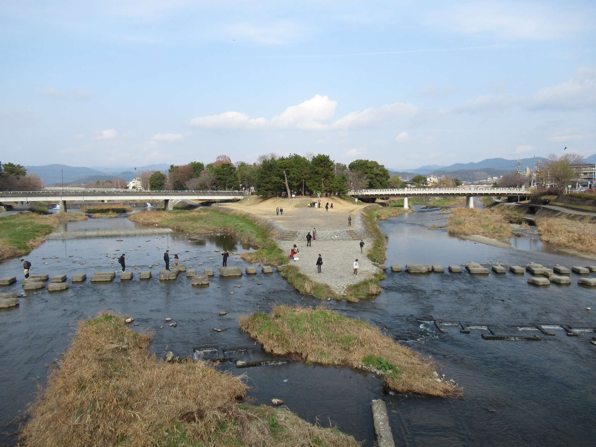 賀茂大橋~鴨川デルタ(京都市)