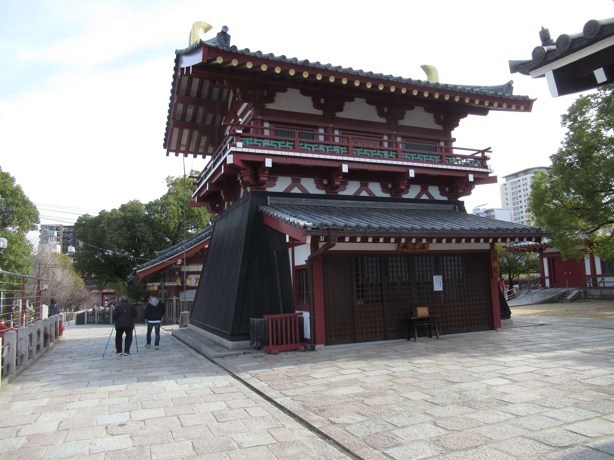 鼓樓・黄鐘楼@四天王寺