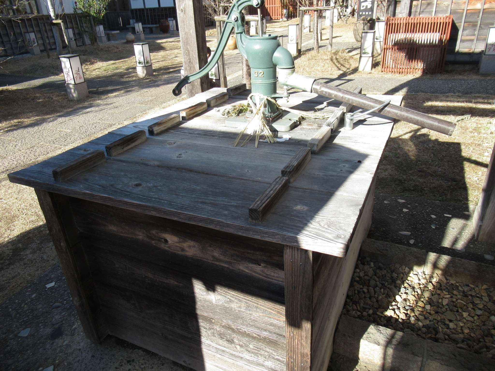 手押しポンプ@外宮参道