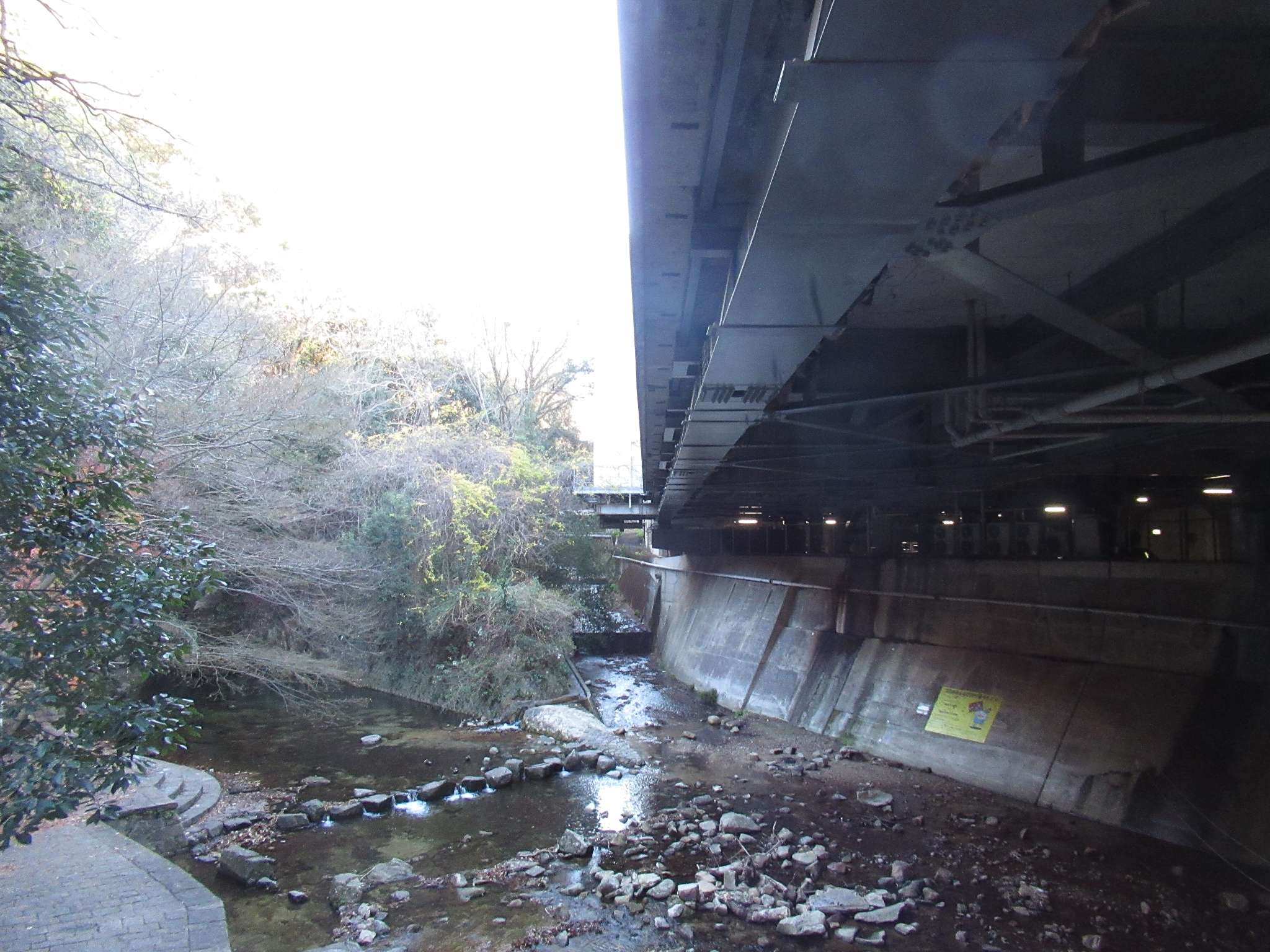 河川広場@新神戸駅