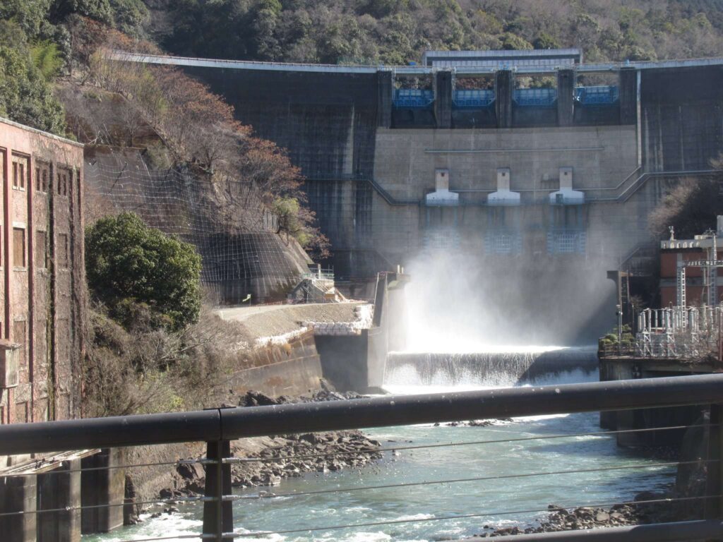 天ヶ瀬ダム@白虹橋