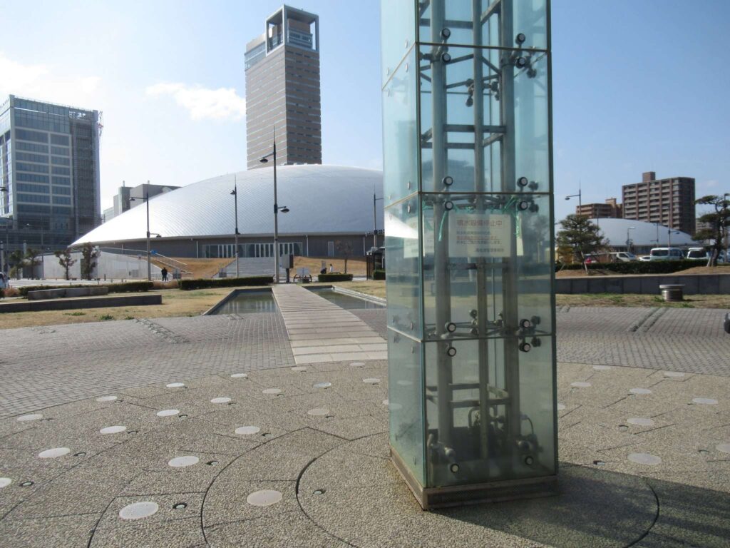 噴水塔@サンポート高松