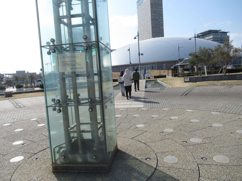 噴水塔@サンポート高松