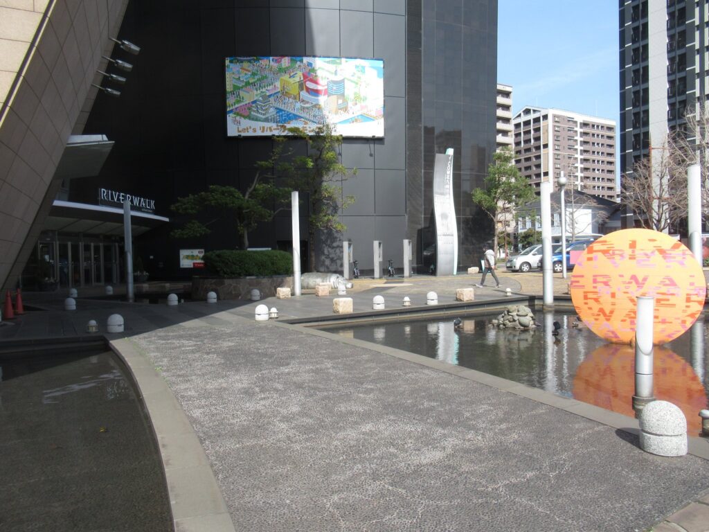 カバ親子@リバーウォーク北九州