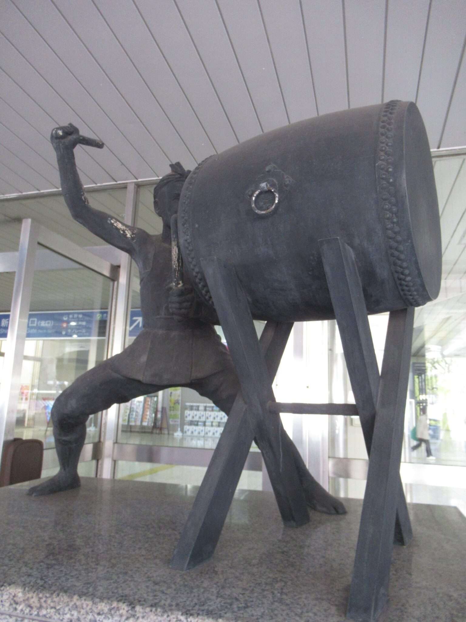 無法松像@小倉駅