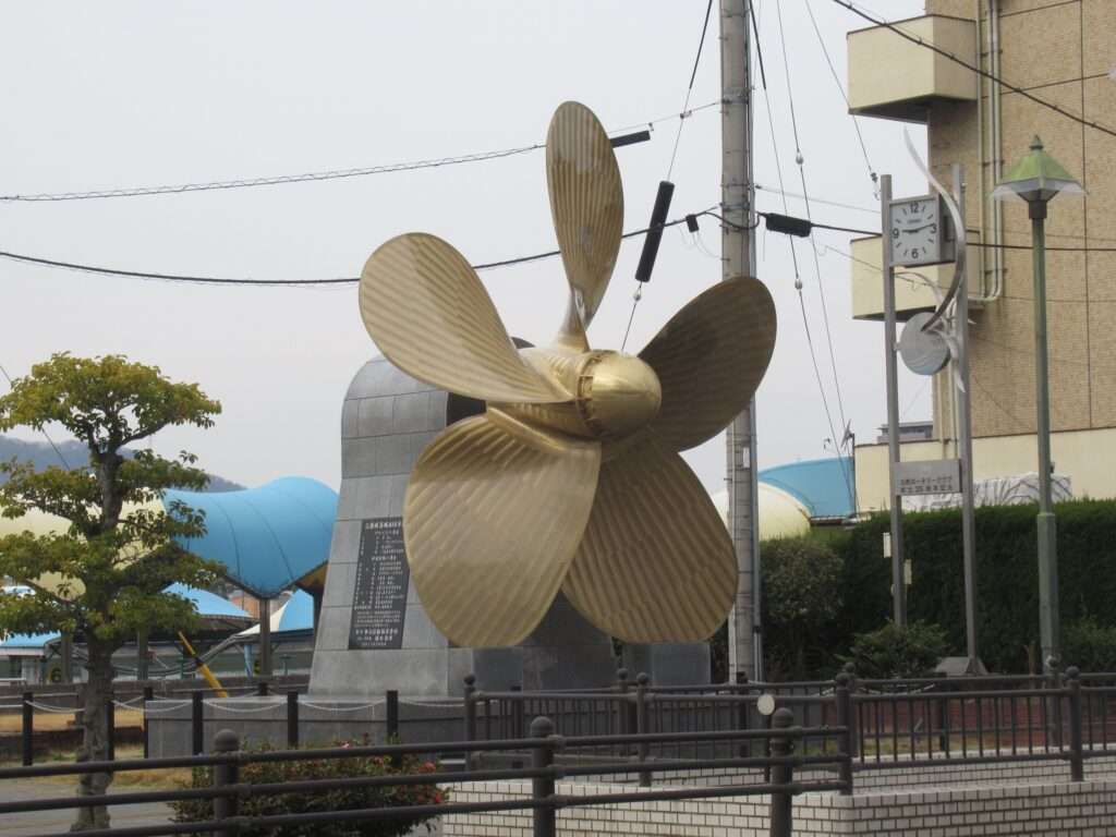 巨大スクリュー@三原港