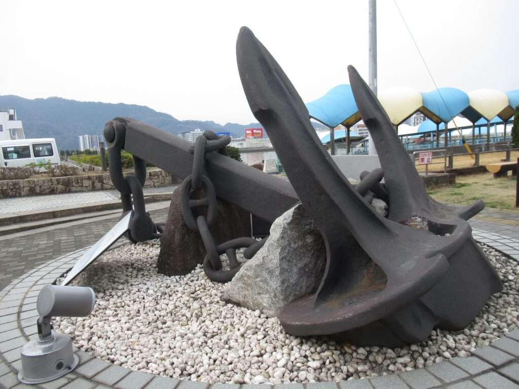 興安丸の錨@三原港