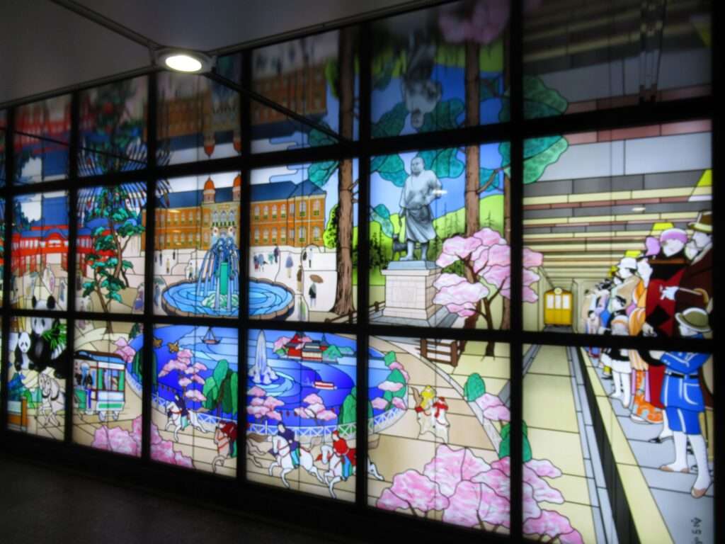 上野今昔物語@銀座線上野駅