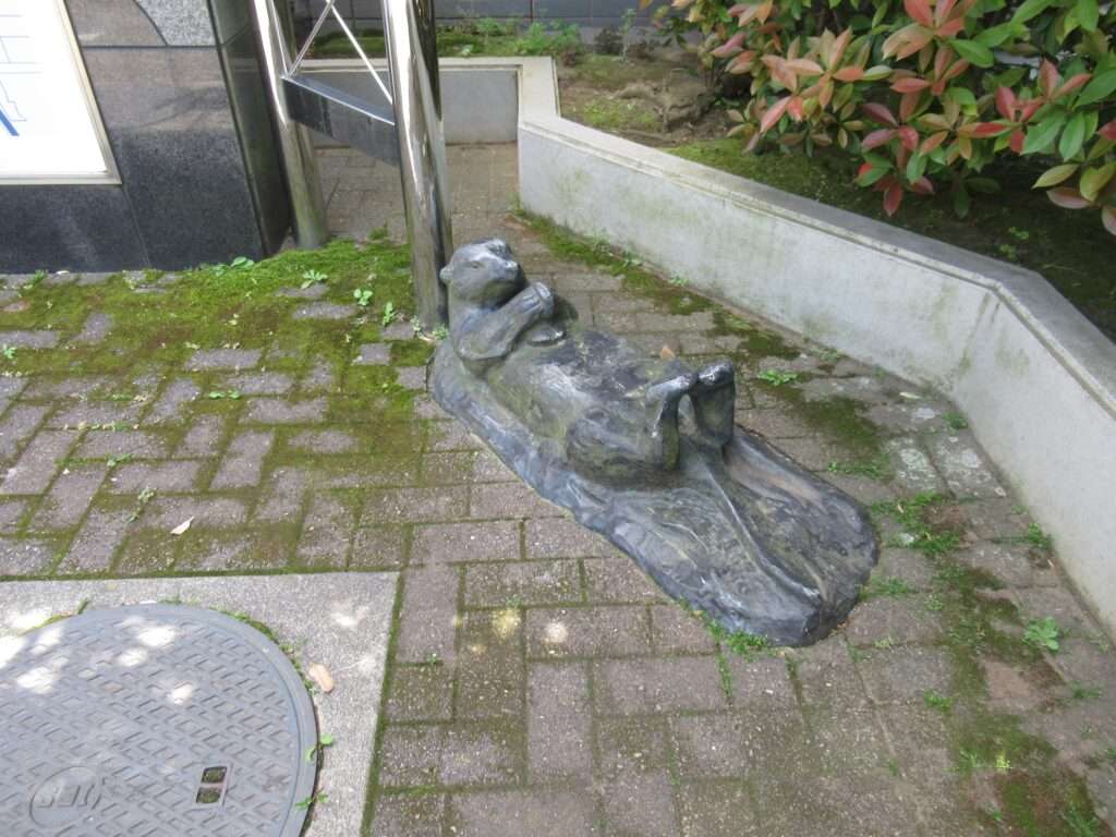 謎のラッコ@柴又帝釈天裏