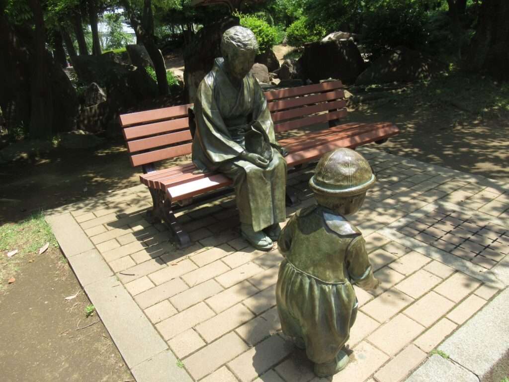 孫と祖母?@川口西公園