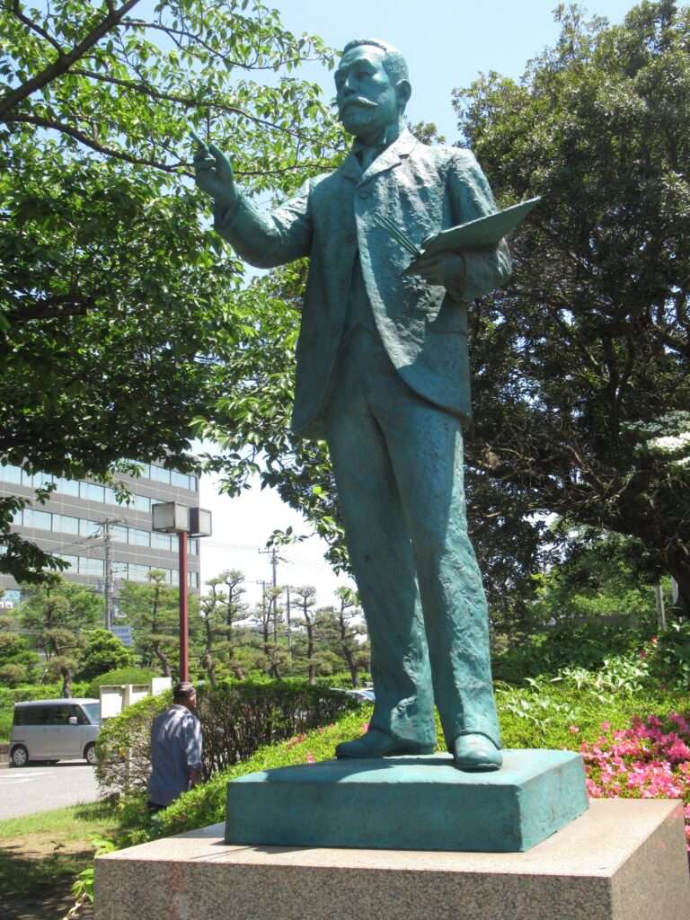 浅井忠像@千葉県立美術館