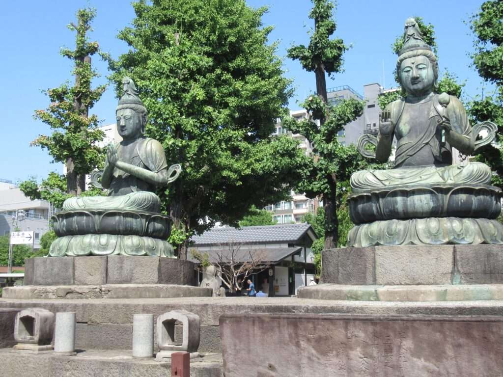 地蔵菩薩・阿弥陀如来像@浅草寺