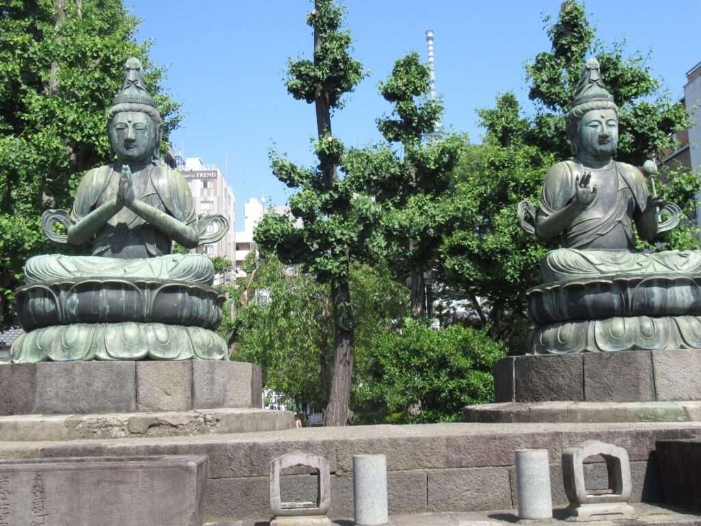 地蔵菩薩・阿弥陀如来像@浅草寺