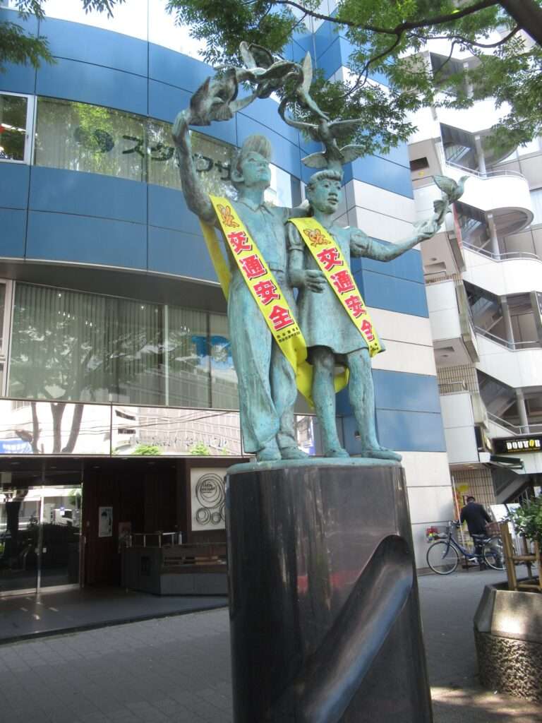 交通安全の誓い@新宿五丁目東