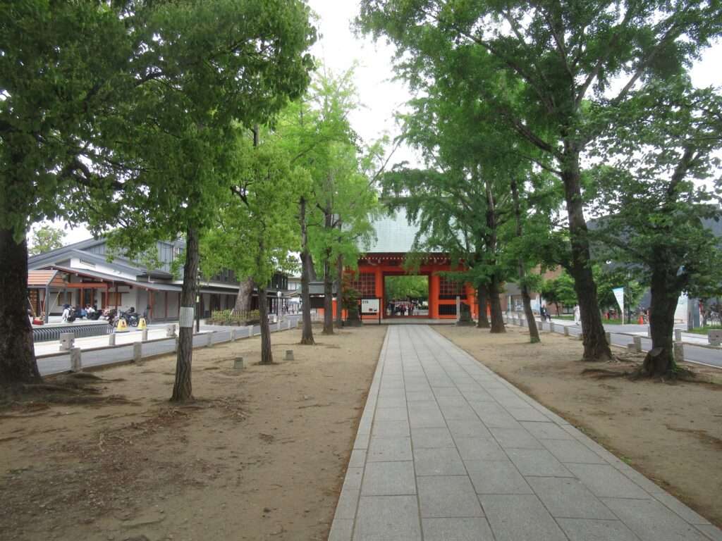 葛飾八幡宮参道(市川市)