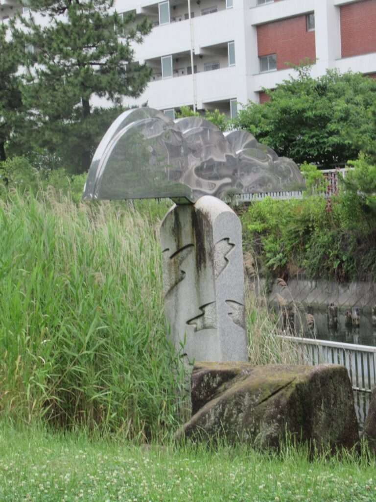 雲の噴水@仙台堀川公園