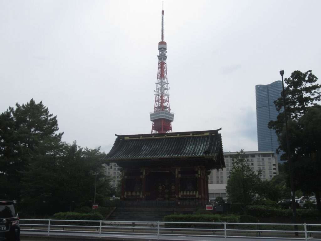 旧有章院霊廟二天門＆東京タワー@芝公園