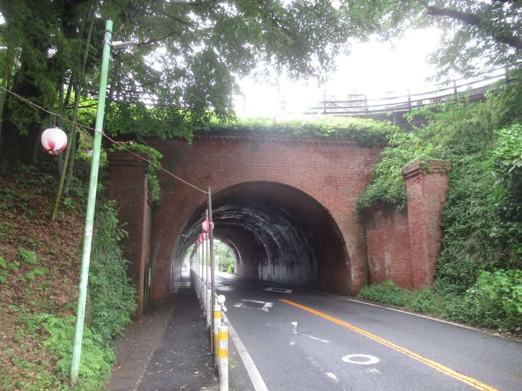 成宗電気軌道のトンネル(成田市)