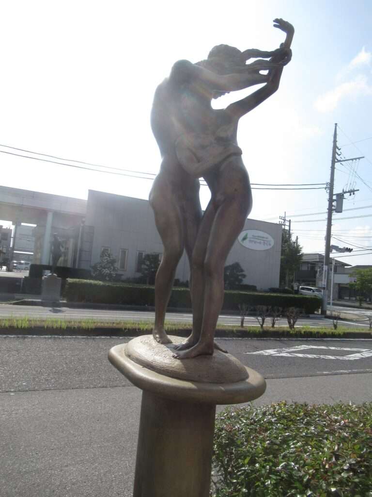 若い二人@佐倉彫刻通り