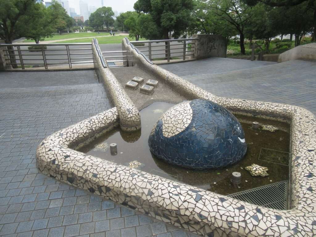 水の階段@山下公園