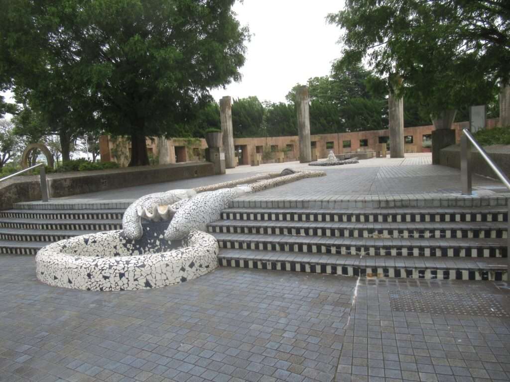 水の階段@山下公園