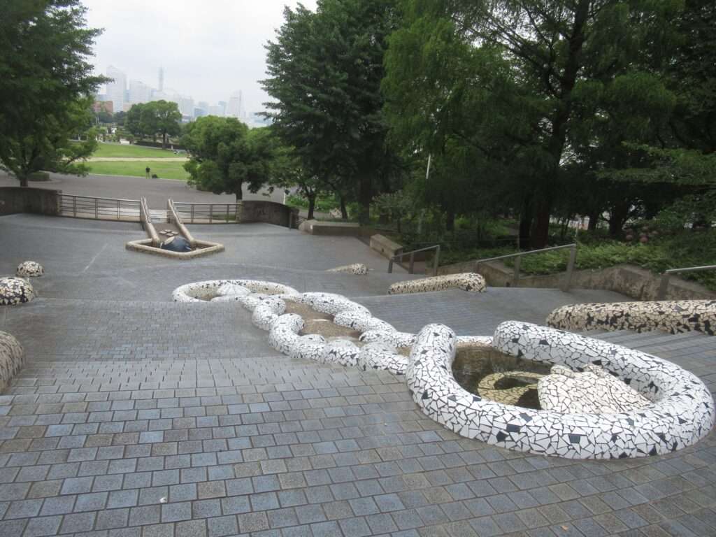 水の階段@山下公園