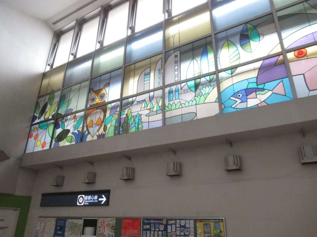 ステンドグラス@雑司が谷駅