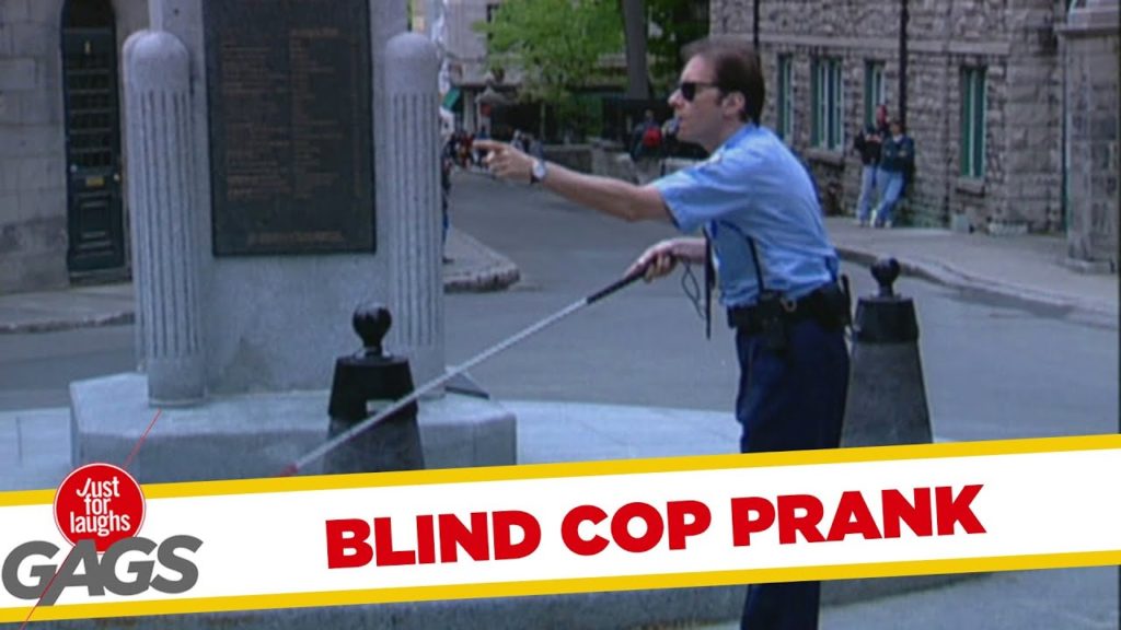 Blind Cop Traffic Jam Prank