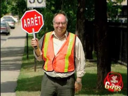 Blind Pedestrian Crossing Man