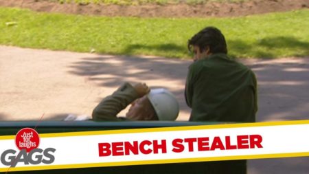 City Official steals bench!