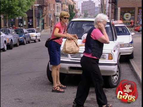 Cop honking at old woman prank