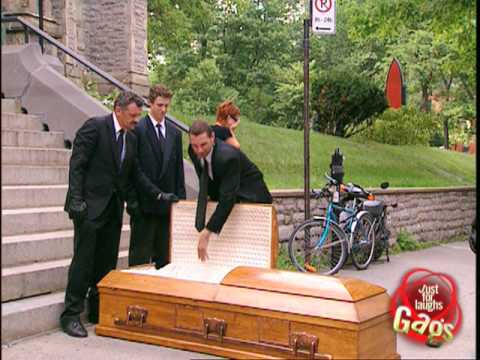 Dead Man Opens Own Coffin Prank