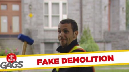 Fake Demolition Hammer Prank!