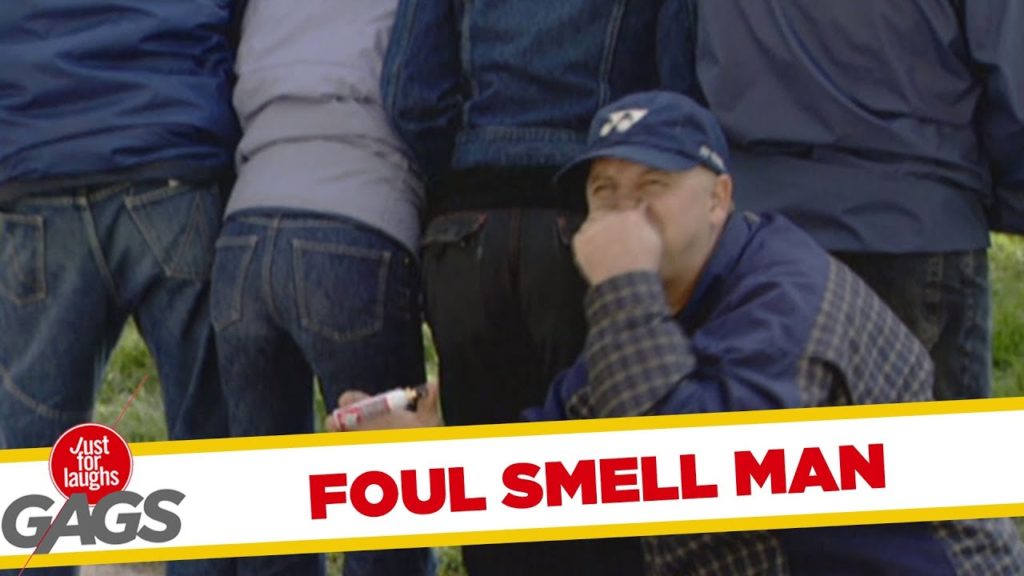 Foul smell man
