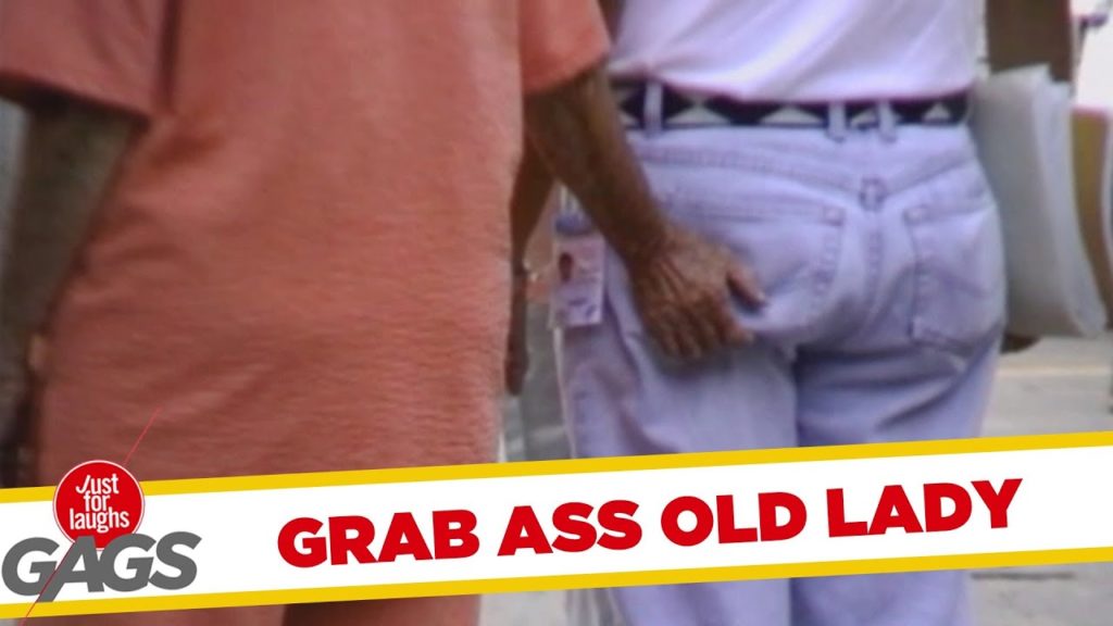 Grab ass old lady