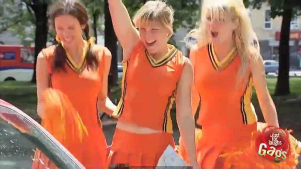 Hot Cheerleaders Prank