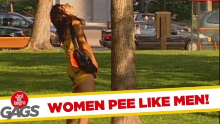 Girl Peeing like a man