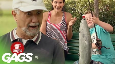 Kid Catches Huge Fish from a Puddle Prank!