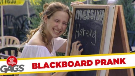 Most horrible sound ever: scratching a blackboard!