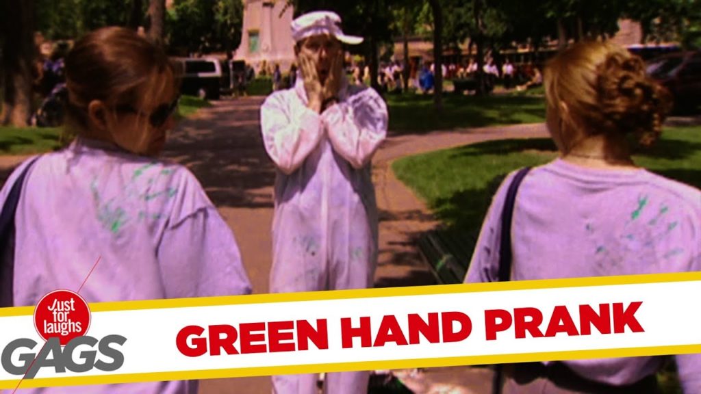 Painter’s Green Hand Prank