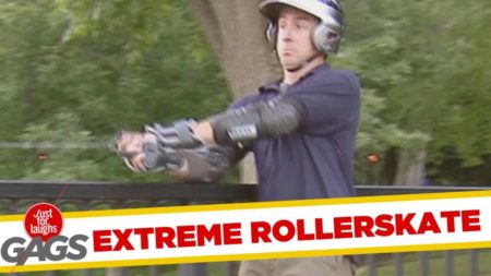 Rollerblades Turn Into Rockets !