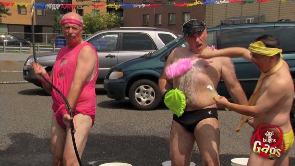 Sexy Gay Bikini Car Wash Prank