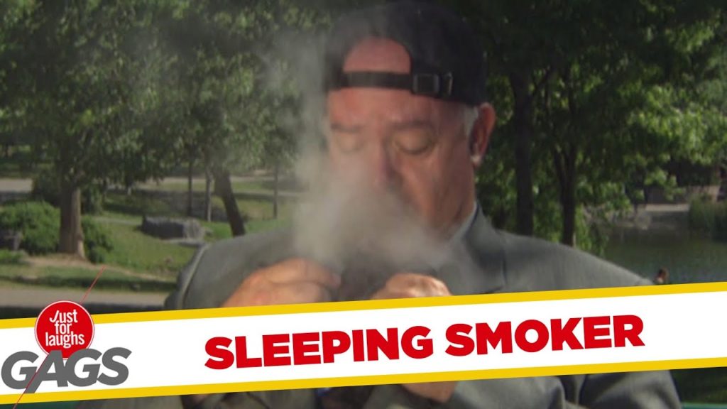 Sleeping Smoker is Smoking
