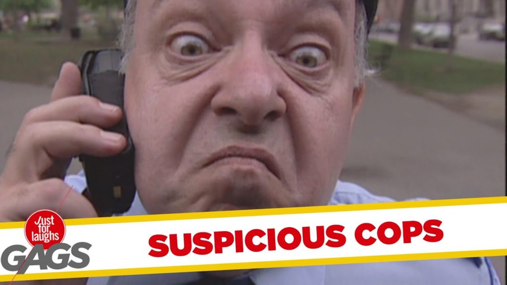 Suspicious policeman prank