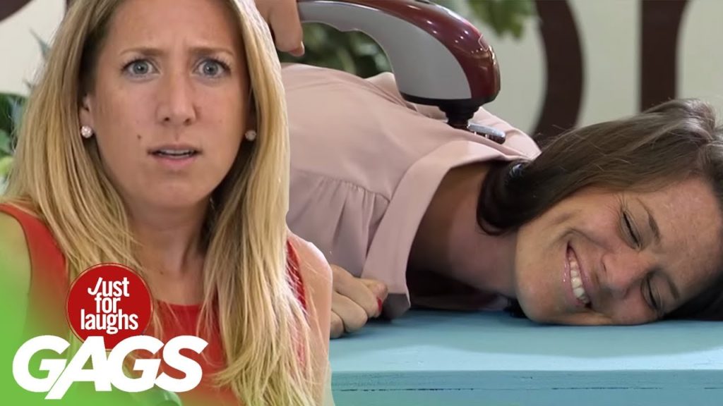 Woman Gets Intense Over Massage